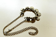 Kanupriya | Antique Finish Tribal Coin Long Necklace