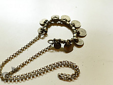 Kanupriya | Antique Finish Tribal Coin Long Necklace