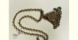 Kanupriya | Antique Finish Tribal Necklace - Triangle Pendant 
