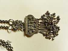 Kanupriya | Antique Finish Tribal Necklace - Butterfly Pendant 