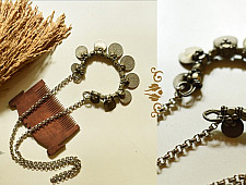 Kanupriya | Antique Finish Tribal Coin Long Necklace