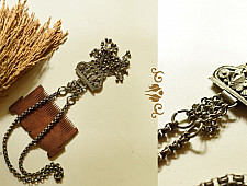 Kanupriya | Antique Finish Tribal Necklace - Butterfly Pendant 