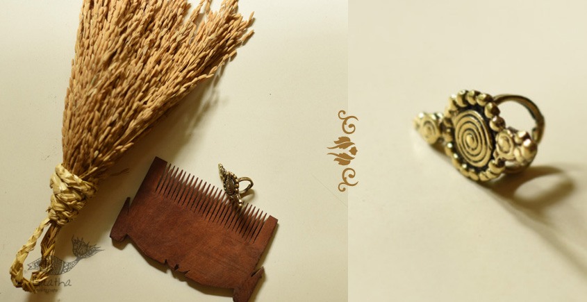 shop Handmade Vintage Jewelry - Brass Ring