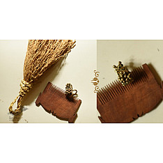 Kanupriya ~ Tribal / Vintage Jewelry - Brass Ring with Metal Ghungru