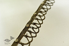Kanupriya ❉ White Metal - Waist Belt / Kamar Bandh ~ Jhumar Design