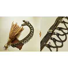 Kanupriya ❉ White Metal - Waist Belt / Kamar Bandh ~ Jhumar Design