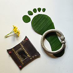 Kanupriya ⁑ Vintage Trible Ankle Kada - C