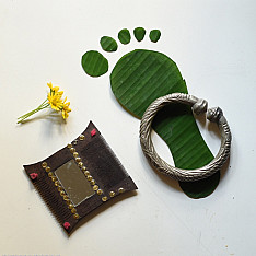 Kanupriya ⁑ Vintage Ankle Kada (Hollow Kada)