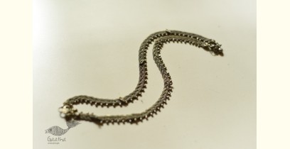 Kanupriya ~ Vintage Jewelry - Banjara Payal / Braided Chain Anklet (Pair) - G