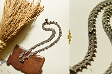 Kanupriya ~ Vintage Jewelry - Banjara Payal / Braided Chain Anklet (Pair) - G