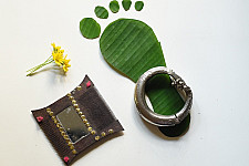 Kanupriya ⁑ Vintage Trible Ankle Solid & Heavy Kada