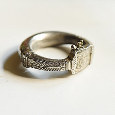 Kanupriya ⁑ Vintage Trible Ankle Solid & Heavy Kada
