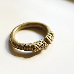 Kanupriya ꙰ Vintage Brass Solid Heavy Unisex Kada
