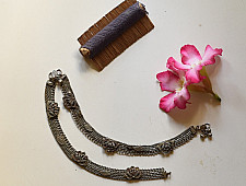 Vintage Payal | Handmade Heavy Broad Traditional Payal