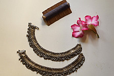 Vintage Payal | Antique Finish Trible Payal