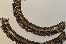 Vintage Payal | Antique Finish Trible Payal