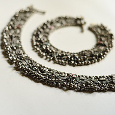 Antique Finish - Jhhalar Ghungru Vintage Payal (Pair)