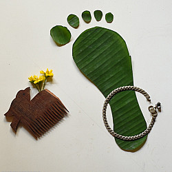 Antique Finish - Simple Payal (Pair) 
