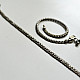 shop Antique Finish - White Metal Simple Payal (Pair) 