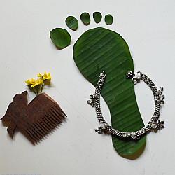 Antique Finish - Ghungru Payal (Pair)