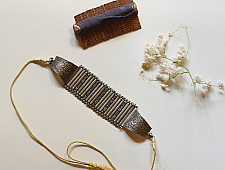 Kanupriya - White Metal - Necklace Chokar ( Two Options )