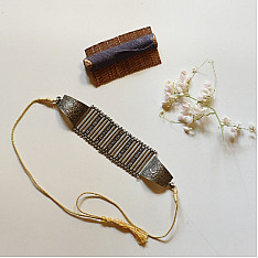 Kanupriya - White Metal - Necklace Chokar ( Two Options )