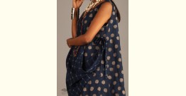 Indigo Collection | Linen block printed angrakha top  | 15