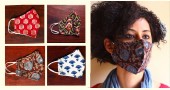 Be safe & stylish ✜ Cotton Layered Mask ( Set of 4 ) ✜ F