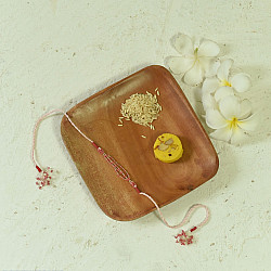 Handmade Rakhi | Pink Corel Bhai Rakhi 1