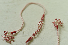 Handmade Rakhi | Pink Corel Bhai Rakhi 1
