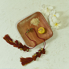 Handmade Rakhi | Elaborated Potli Bhabhi Rakhi 3