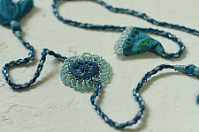 Handmade Rakhi | Asmani Jumki Bhai-Bhabhi Rakhi Set