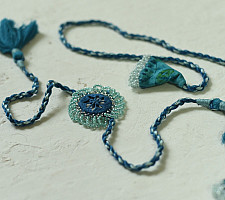 Handmade Rakhi | Asmani Jumki Bhai-Bhabhi Rakhi Set