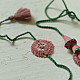 shop Handmade Rakhi - Pink Green Jumki Bhai-Bhabhi Rakhi Set