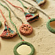 Designer Banjara Handmade Embroidered Necklaces in Light Green & Pink