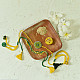 shop Handmade Rakhi - Yellow green bhai-bhabhi rakhi set