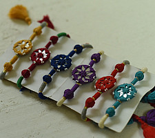 Handmade Rakhi |Patva Rakhi ( Six Color Options )