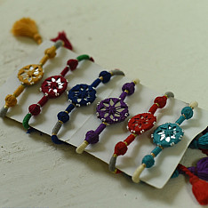 Handmade Rakhi |Patva Rakhi ( Six Color Options )