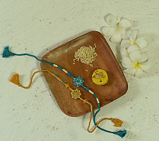 Handmade Rakhi |Patva Rakhi ( Six Color Options )