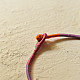 New Design Banjara Embroidered Necklace Orange  & Purple