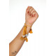 shop Handcrafted Rakhi -  Yellow  bhai rakhi and bhabhi lumba rakhi  set 