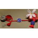 shop Handmade Rakhi -Blue red Kajal rakhi set