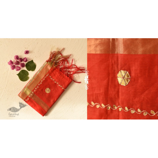 shop Gota Patti Work Chanderi Silk Dupatta