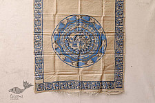 Madhubani ❁ Tussar Silk Hand Painted Dupatta ❁ 11