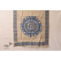 Madhubani ❁ Tussar Silk Hand Painted Dupatta ❁ 11