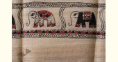 Madhubani ❁ Tussar Silk Hand Painted Dupatta ❁ 15