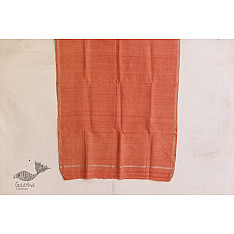 रस्म ☸ Handwoven . Natural Color ☸ Matka Silk Zari Dupatta ☸ 1