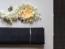 रस्म ☸ Handwoven . Natural Color ☸ Matka Silk Zari Dupatta ☸ 6