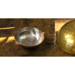 Brass Kadai with Tin coating (Small Without Handle - 8" X  8" x 2.5")