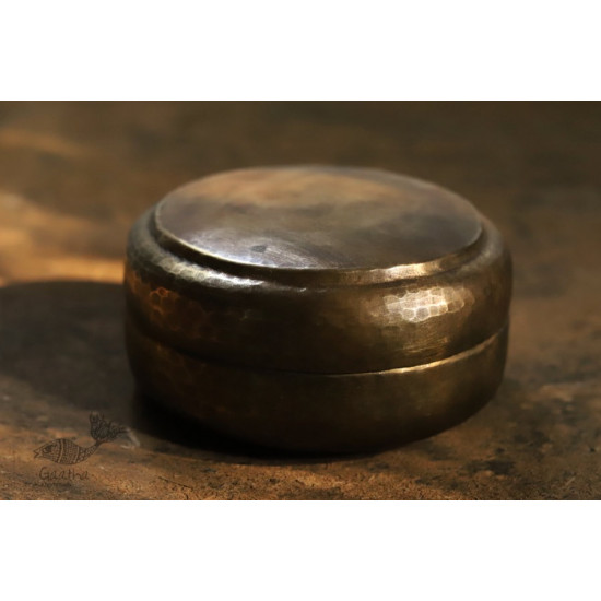 Brass Dabba ( 16cm X 9cm )